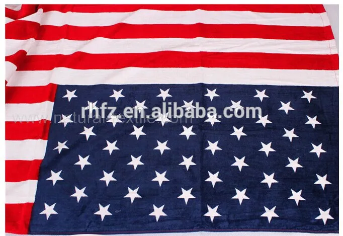 Best Seller!Custom Flag bath towel, Reactive printing 100% cotton mens bath towel with wholesale price