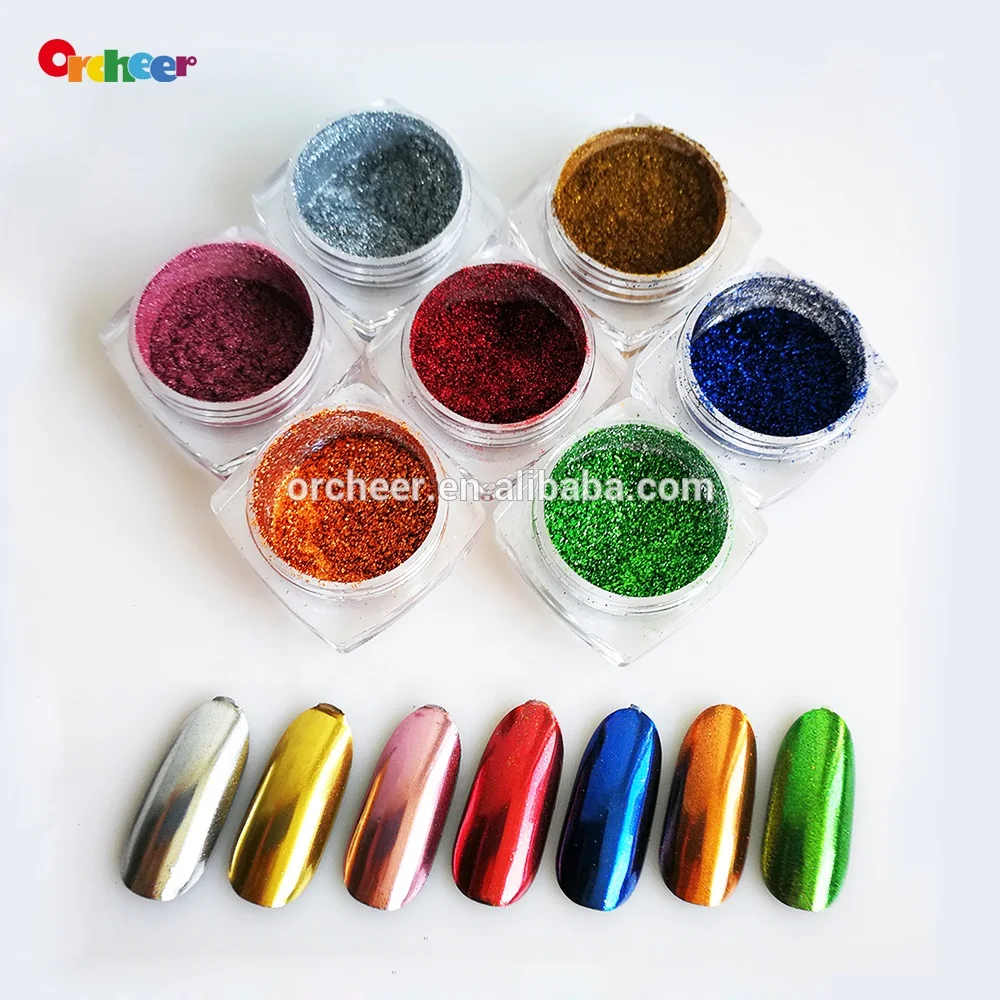 
Magic chrome mirror effect pigment powder for nail art and Manicure 