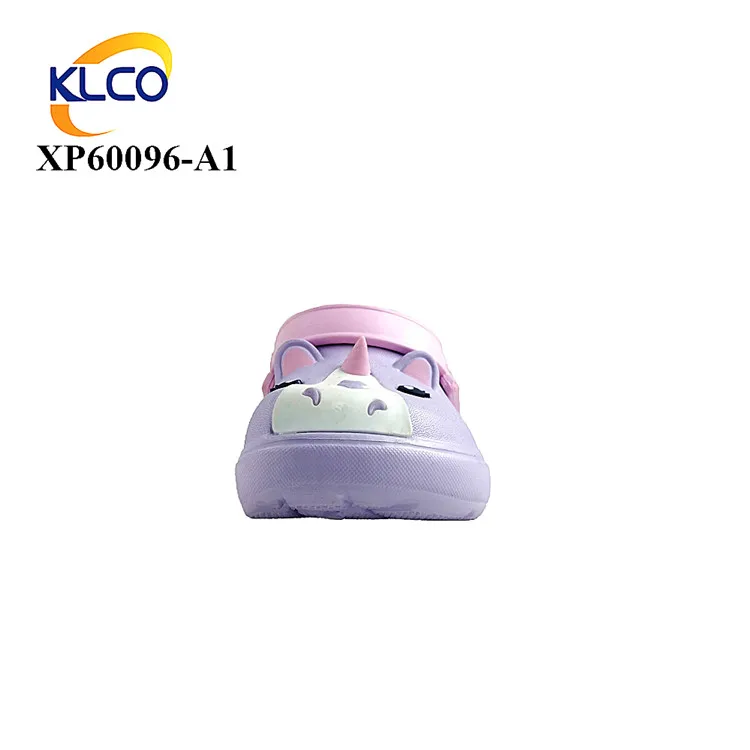 Дешевые детские сандалии; Оптовая продажа; Сандалии с единорогом из мультфильма; EVA; Садовая обувь; Сабо для девочек