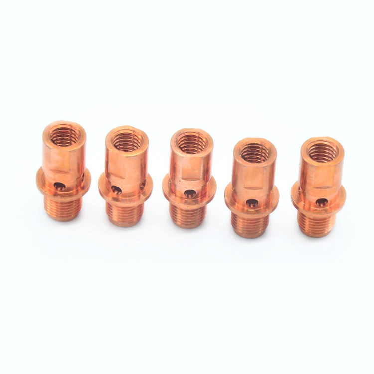 China manufacturer MIG Welding Accessory Brass CO2 200A 350A welding copper contact tips holder