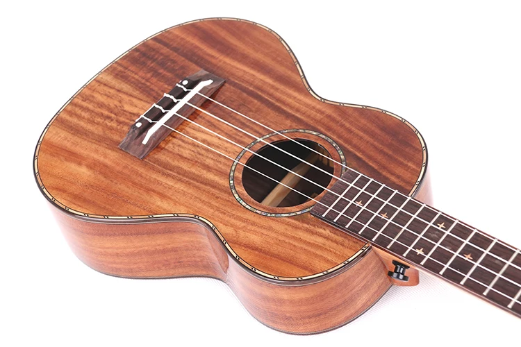 High quality china smiger brand koa soild 24 inch concert ukulele ukelele