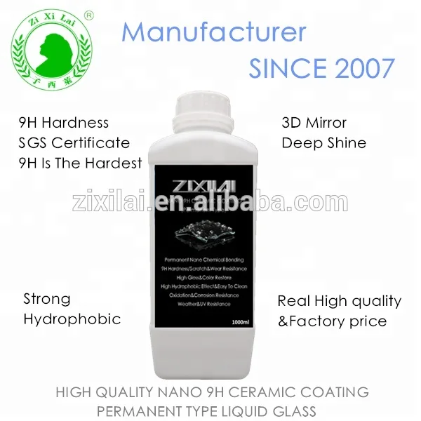 
9H nano car/ceramic SiO2 coating 