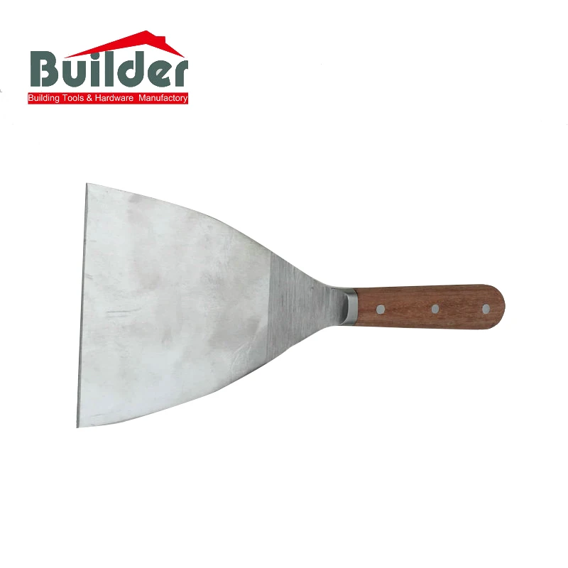 Stainless Steel Putty Knife Scraper With Wooden Handle