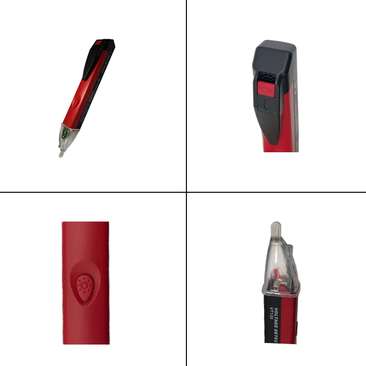 ETL Certificate Non-Contact LED Voltage Detector Pocket Voltage Tester Pen AC Wire Detector VT120