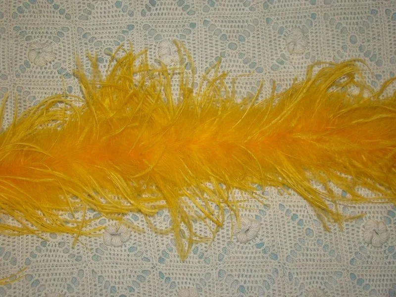 Natural Ostrich Boa feather scarf
