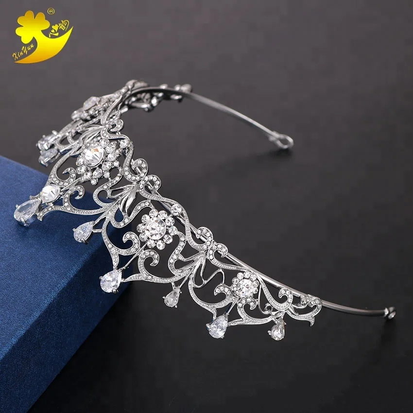 Оптовая продажа, аксессуары для невесты, корона для девочек на день рождения, темпераментная Корона со стразами, свадебное платье, аксессуары для волос, корона