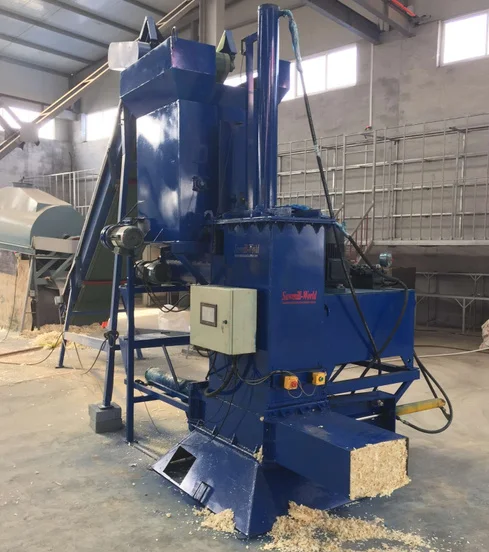 
professional wood shavings baler wood sawdust packing machine for sale 