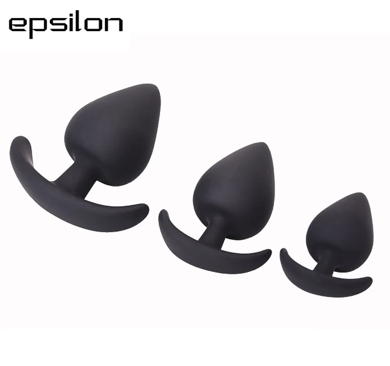 Full silicone anal butt plug sex product