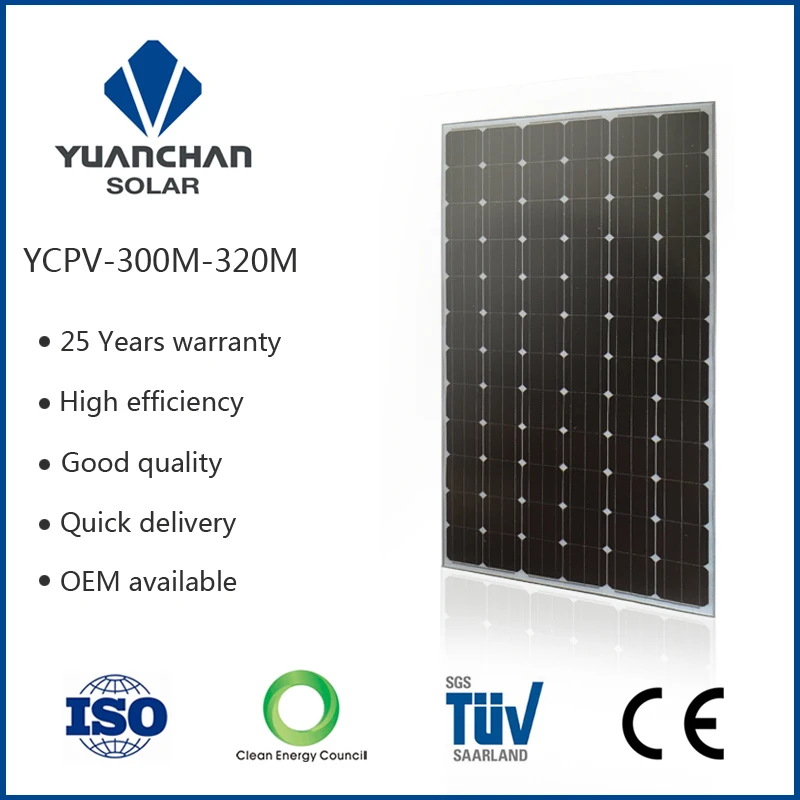 Мононо 330 Вт, самые мощные солнечные батареи с высокой эффективностью и производительностью