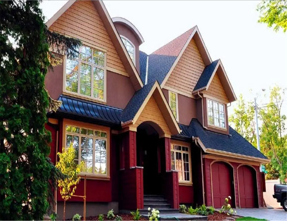 
Cheap sandwich panel garden 2 story container workshop steel structure prefab modern house 