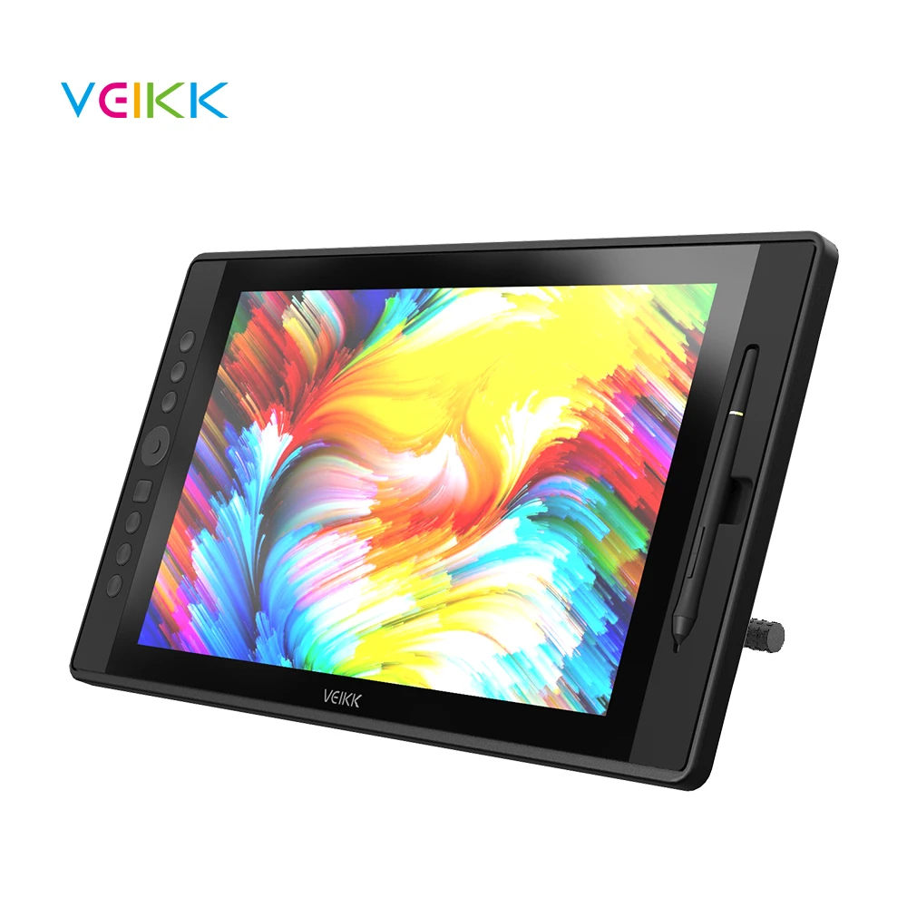 VEIKK VK1560 Drawing Monitor with Passive Stylus Pen Display Buget Price For Professional Artists for Drawing