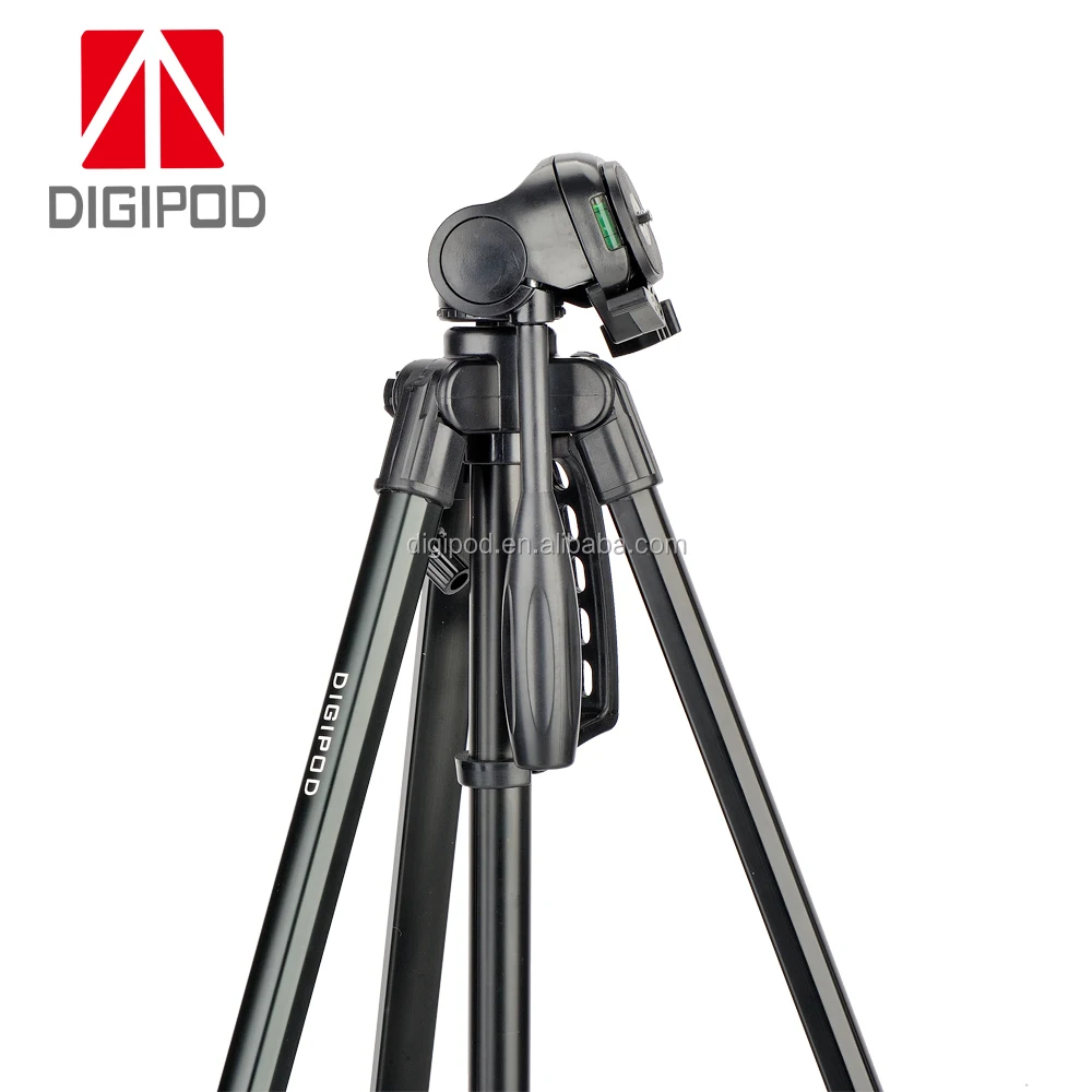 DIGIPOD TR-672A Fluid video head 67inch travel cameras lifting tripods in low price for Camcorder
