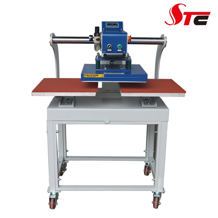 Factory direct sale  pneumatic digital t shirt clothes  hot stamping  press  machine
