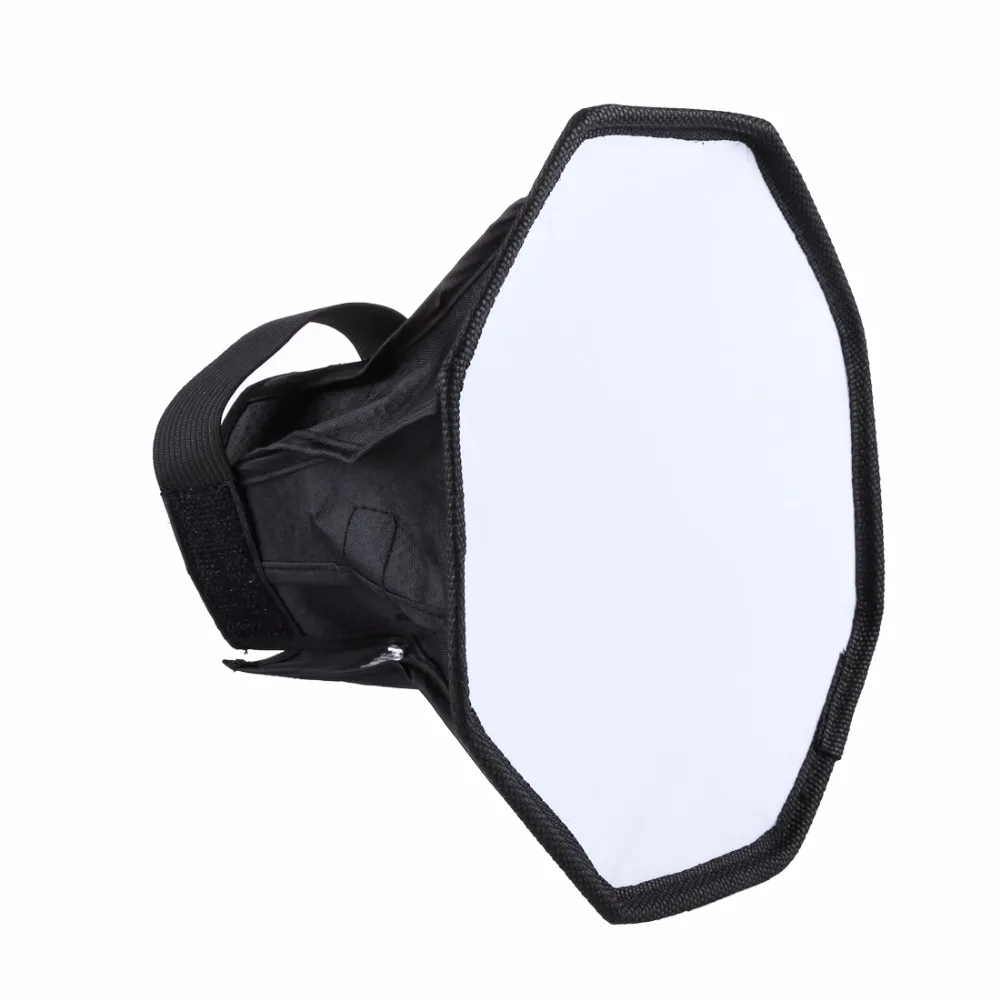 
20cm Universal Flash Diffuser Softbox Silver Reflector Mini Professional Photo Diffuser Soft Light Box 