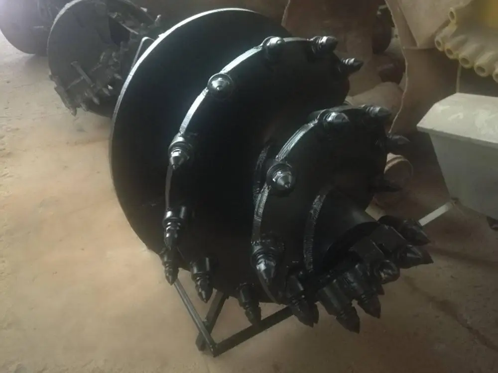 Conical drilling auger high wear resistance