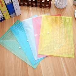 High Quality Custom Pp Official Stationery Document Wallet A4 Size Multi Colors Flap Plastic Pvc Carry On Bag File Folder