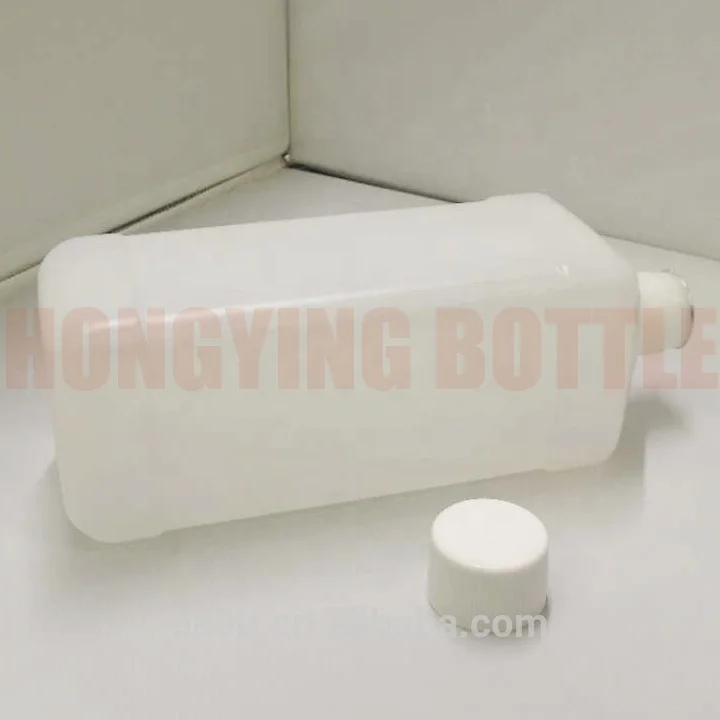 Continuous inkjet printer ink solvent empty bottle 1L square bottle