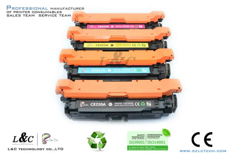 ce250a color toner cartridge for hp printer