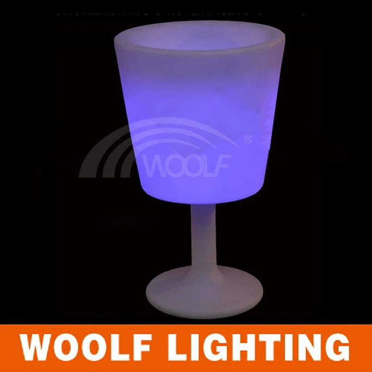 Ведро для льда шампанского со светодиодной подсветкой