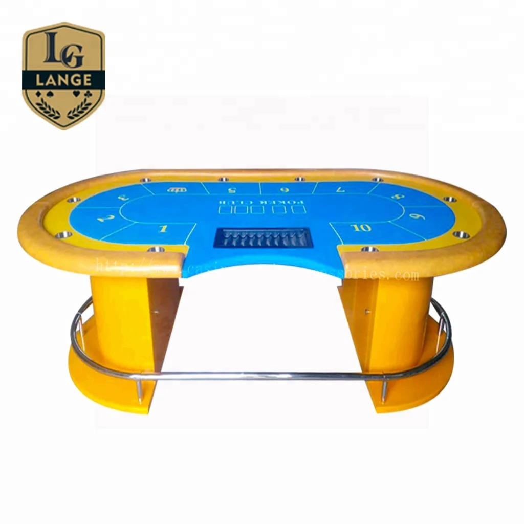 Роскошные казино 94 дюймов МДФ деревянные фасоли размер техасский холдем с рифлями