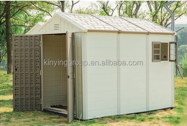 China KINYING brand back yard house tool house garden shed kit plastic