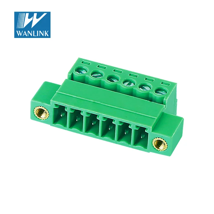  Клеммная колодка WANLINK 15EDGK-3.5/3 81 шаг 3 5/3 мм