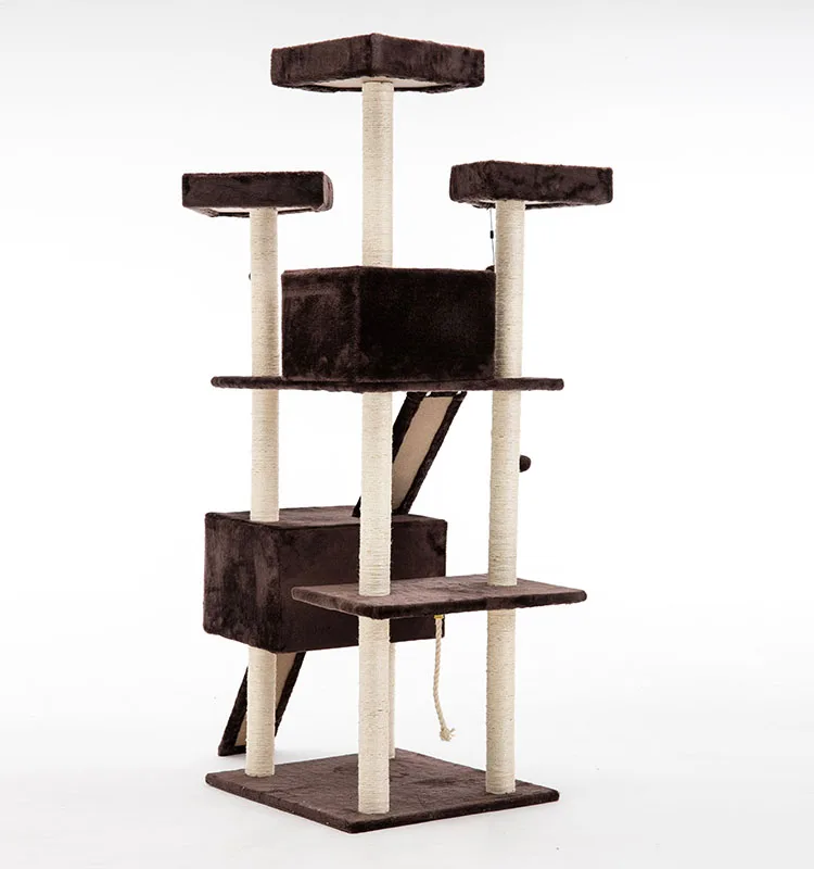 Luxury large Manufacturer Cat Tree Scratcher Kitten Cat Tower Condo Cat Tree Furniture