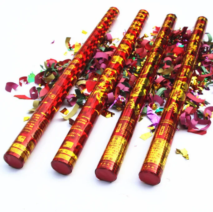 New design custom size 60/80/100 cm electric confetti cannon.