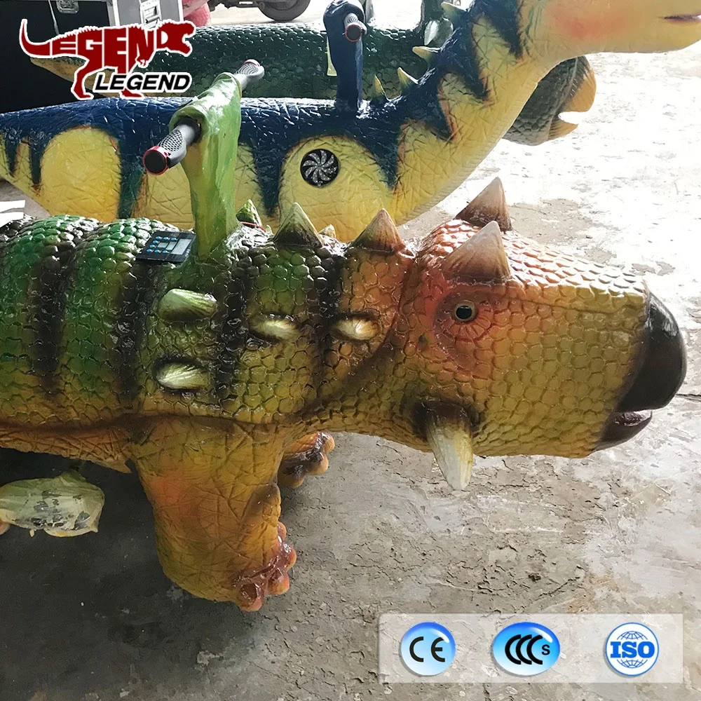 
Shopping mall equipment decoration animatronic dinosaur ride for sale 