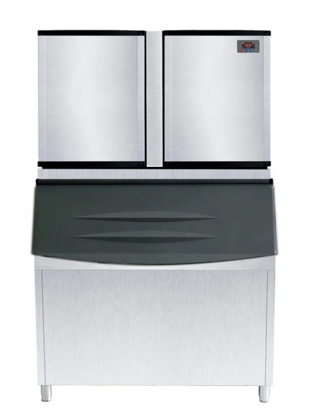 Машина для производства кубиков на 1 тонну/льдогенератор кубиков на 1 тонну, используемый на заводе по производству льда