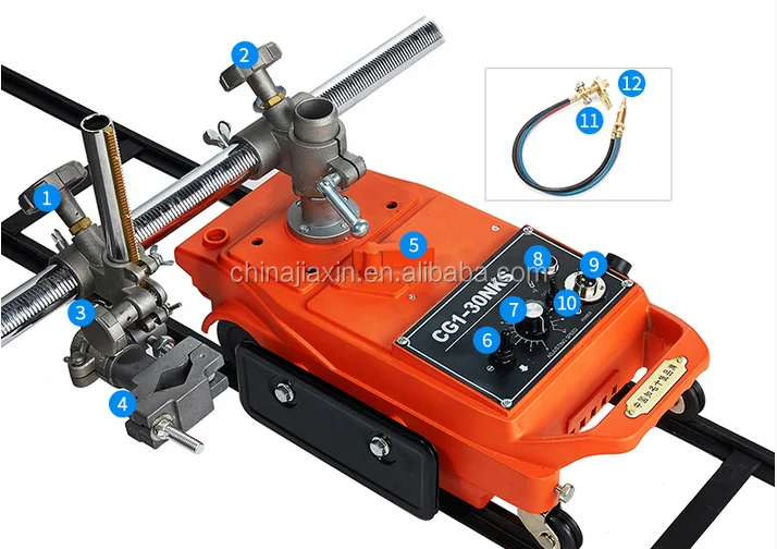 Полуавтоматическая машина для CG1-30 печи Газовое пламя машина для резки металла