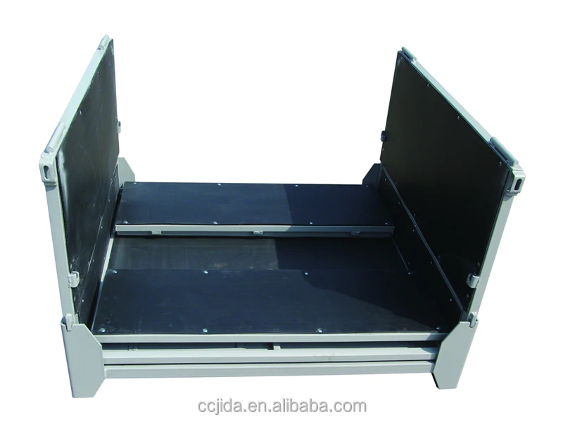 Foldable and Stackable Storage Mesh Steel Pallet Box