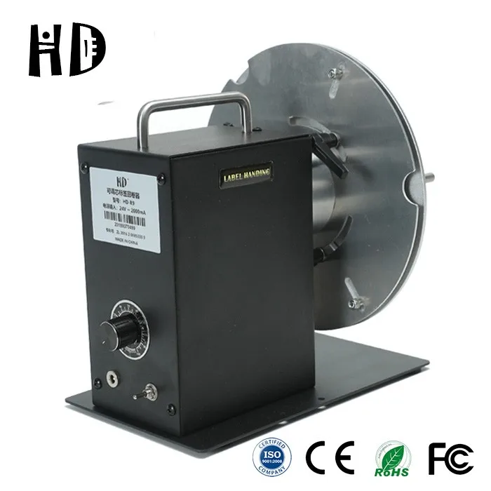 Label Roll Rewinder for Barcode printer automatic Label Rewinder Tags Sticking rewind machine