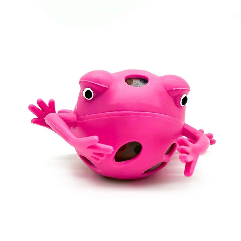 Anti Stress Squishy Multicolored Hand Exercise DNA Frog Ball Slime Toys for Kids  Animal Stress Ball ADHD Fidget Toys