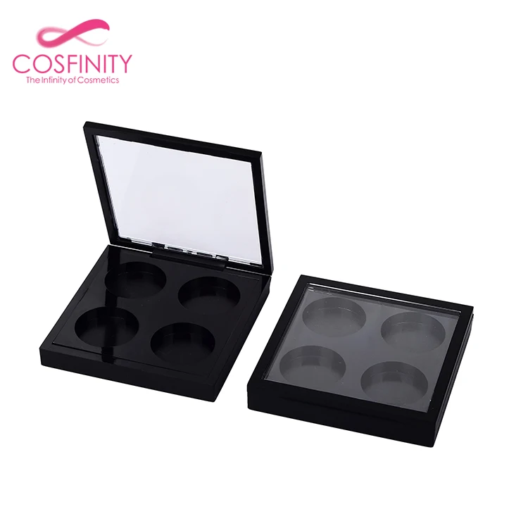 Multifunction loose compact powder case empty eyeshadow palettes packaging empty eyeshadow palette