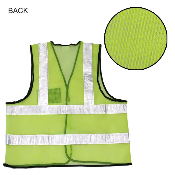 R121-ZP  Customized Logo Safety Warning Hivi Vest Highly Visibility Reflective Tape Warning Kacket Outdoor Construction