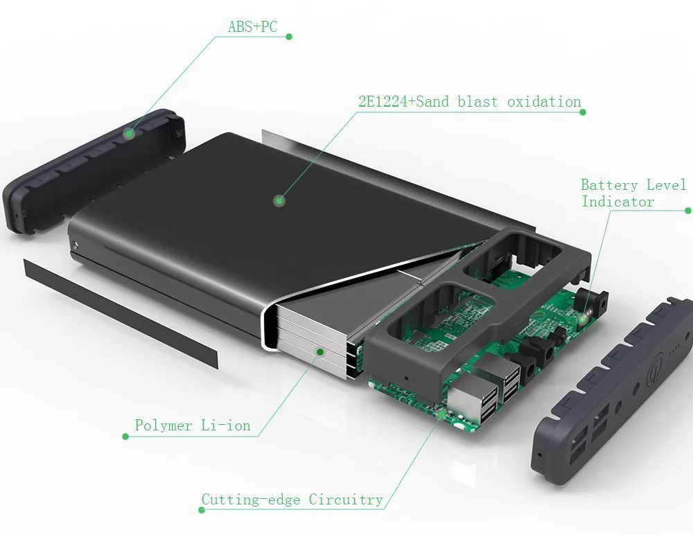 50000mah portable laptop charger power bank laptop powerbank