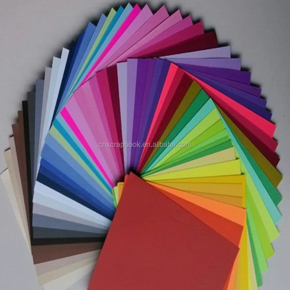 different colored cardstock paper for craft work