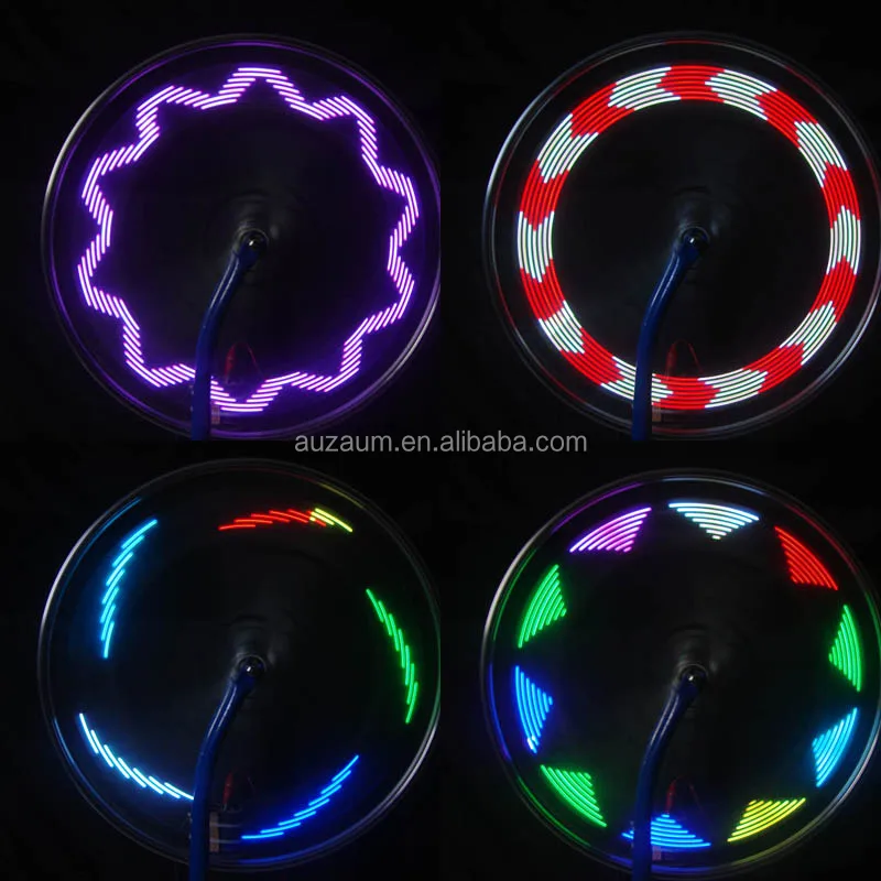 14LED bicycle Wheel Flash Light Double-Side Display Bicycle Wheel LED Light