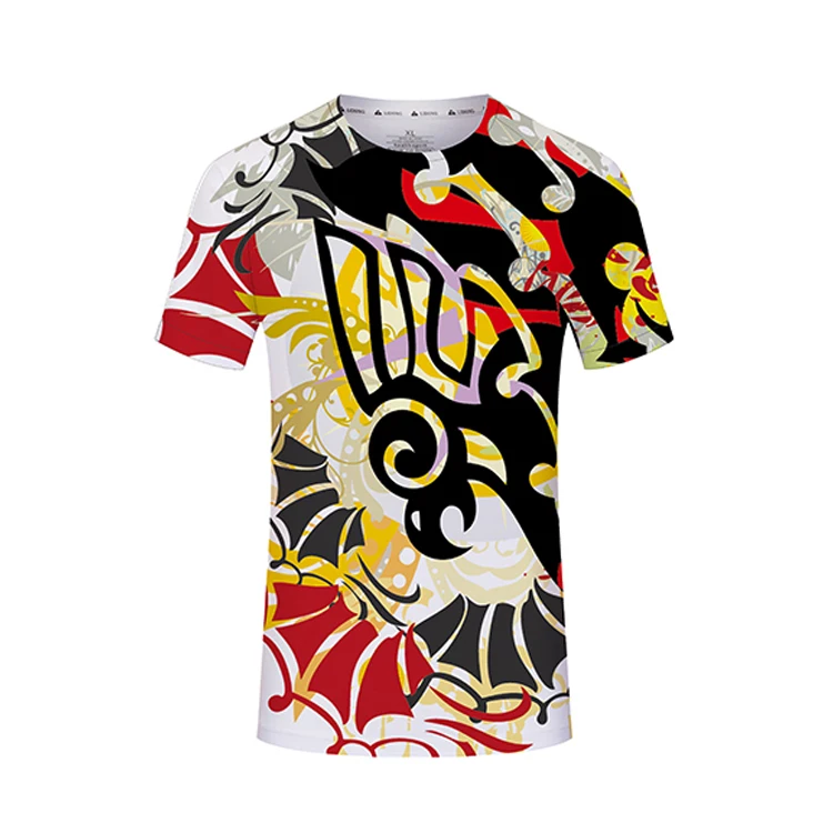
LiDong Custom Clothing Mens Hot Products Short Sleeve Plain Fashion Camo T-shirt 