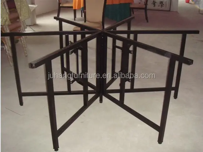 Hot sale round rotating 6 feet 10 people round wooden folding table