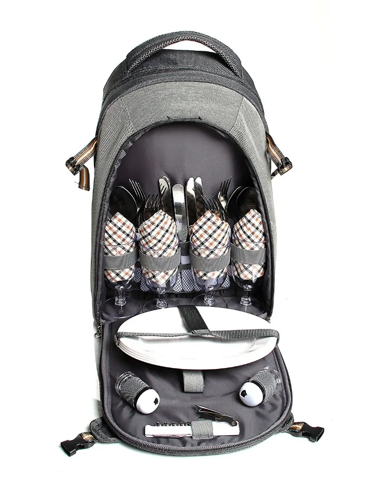 Нейлоновый материал и тип 4 4 человек рюкзак для пикника