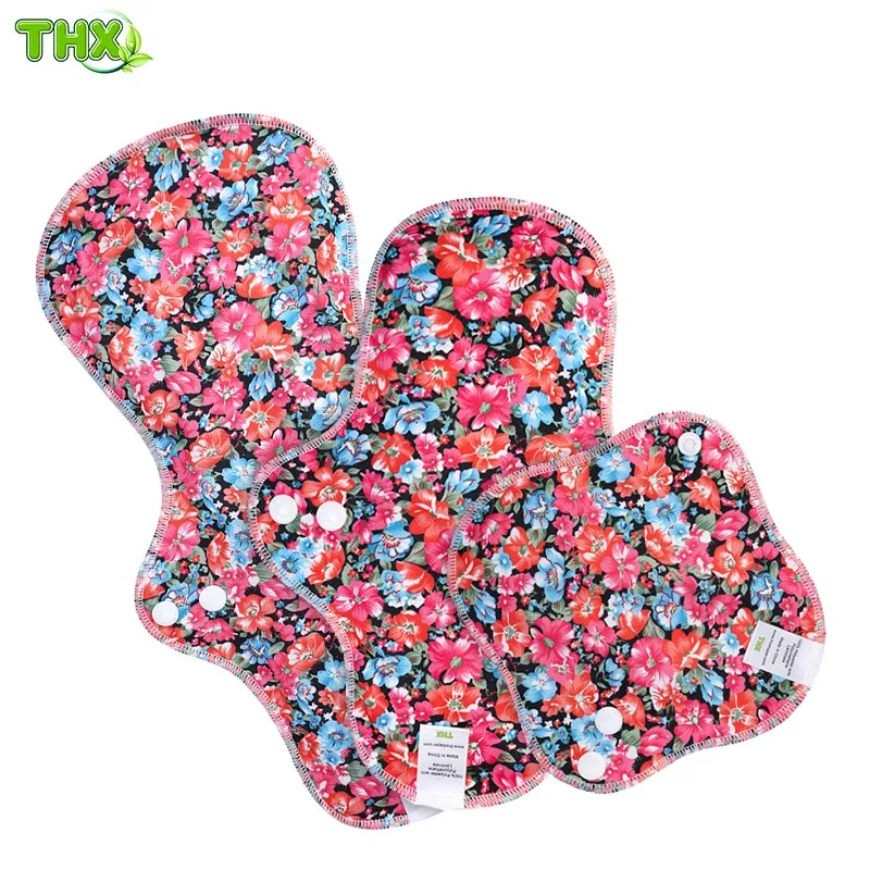 Sanitary pads Reusable cloth bamboo Sanitary Pads Cloth Menstrual Pads