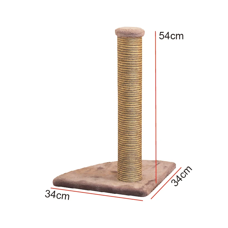 
Wooden Cardboard House Tree Scratcher Lounge Sturdy Cat Scratching Post 