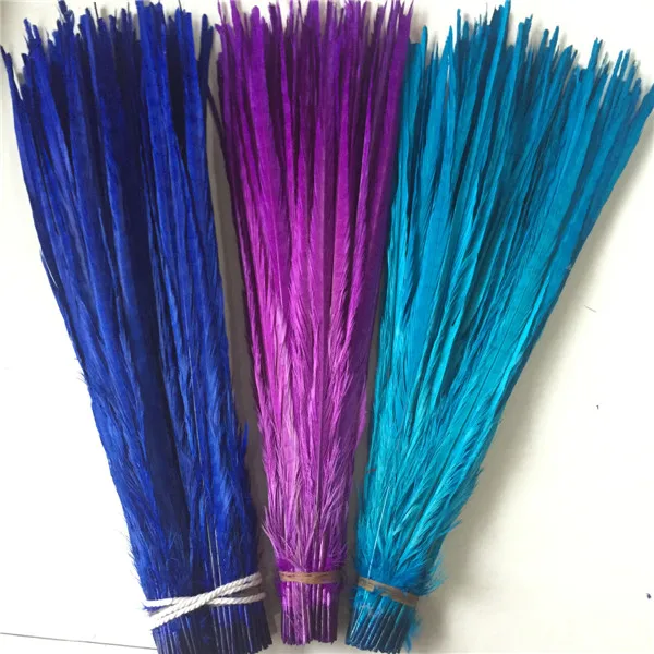 50-55cm Big Size Colorful Ringneck Pheasant Tail Feather for Wedding Carnival Home DIY Party Decoration