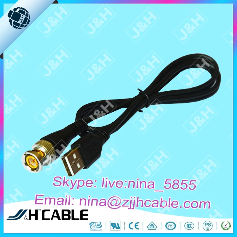 USB к BNC CCTV камеры аудио видео удлинитель