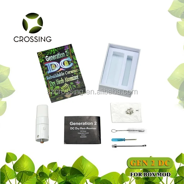 
Full ceramic cup heating dry herbal vaporizer with changeable baking element 