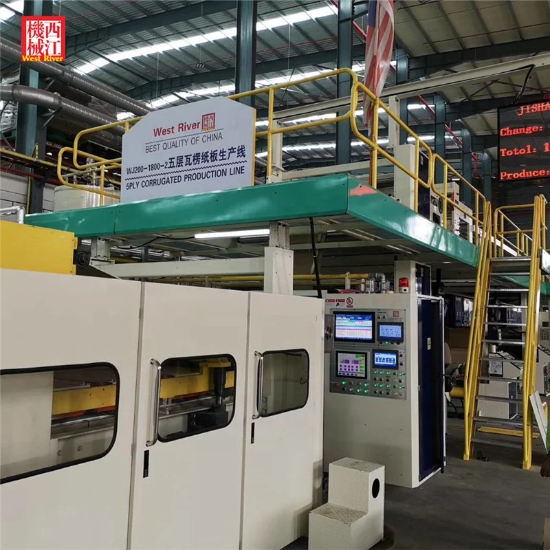 
357 линия по производству гофрированного картона с автоматическим штамповочным резаком 