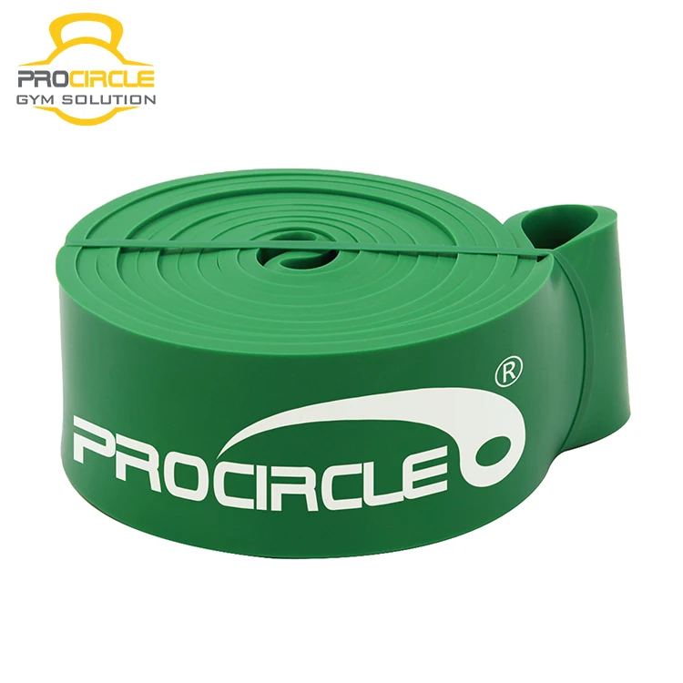 Procircle цветные латексные тренировочные ленты с логотипом на заказ