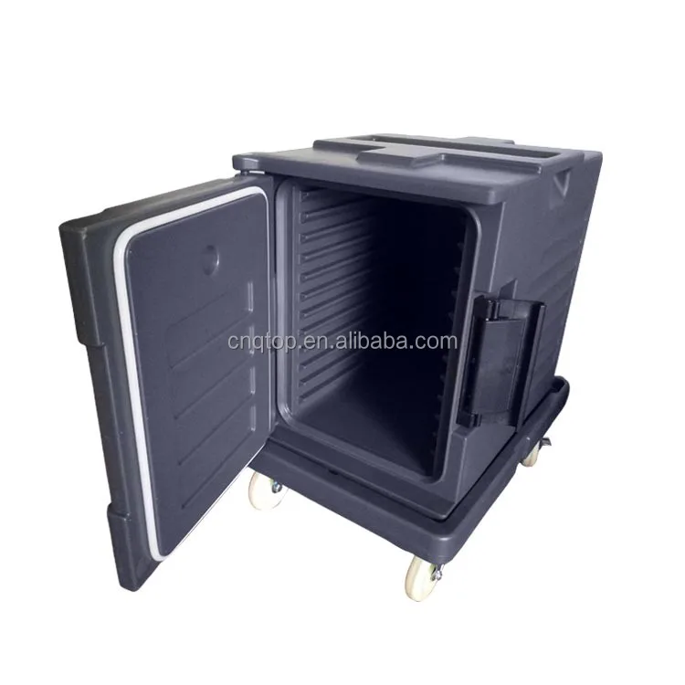 Large PE Material Insulated Ice Cooler Box With Wheels for Hotel